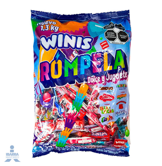 Dulce Winis Bolsa Piñatera Rómpela 1.3 kg