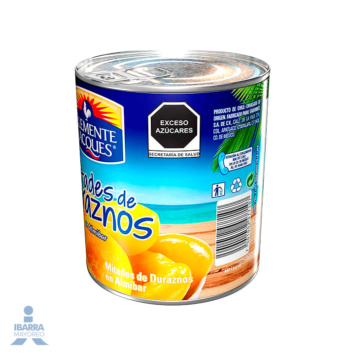 Durazno Clemente Jacques Mitades 820 g