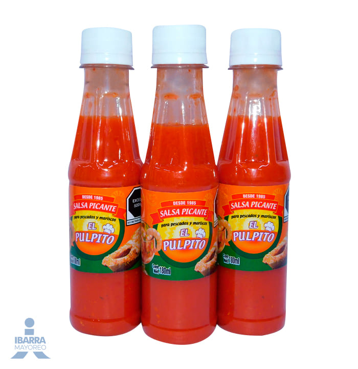 Salsa Picante Roja El Pulpito 180 ml