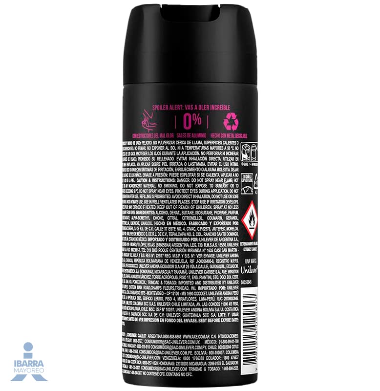 Desodorante Axe Excite Hombre Aerosol 96 g