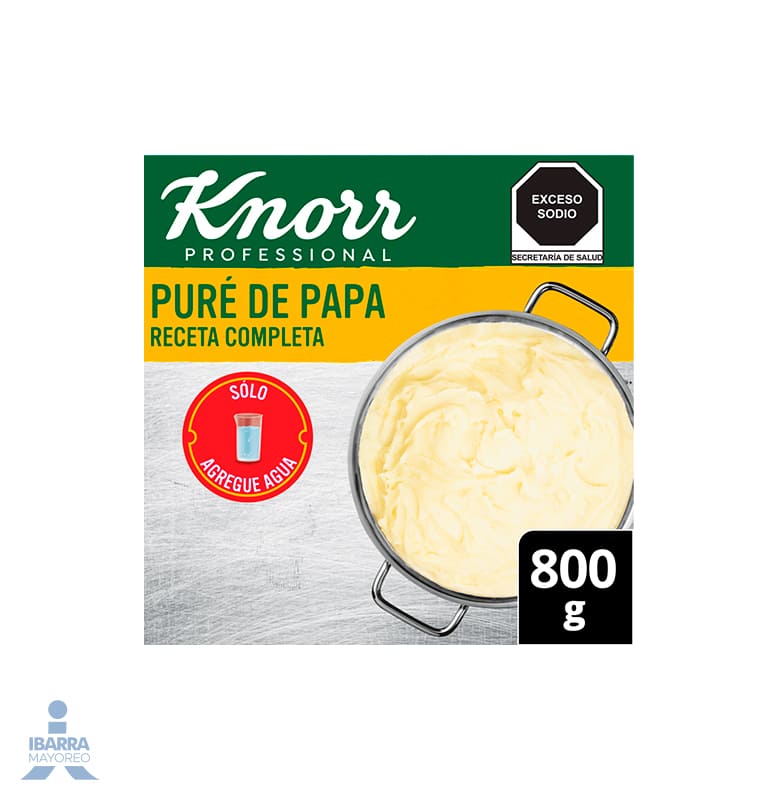 Knorr Professional Puré de Papa Receta Completa 800 g