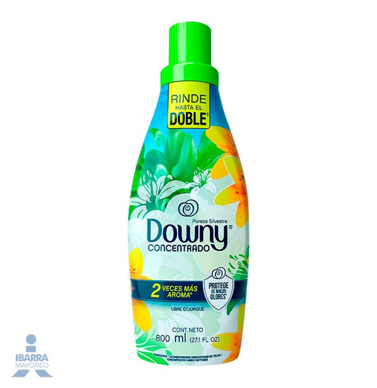 Suavizante Downy Libre Enjuague Pureza Silvestre 800 ml