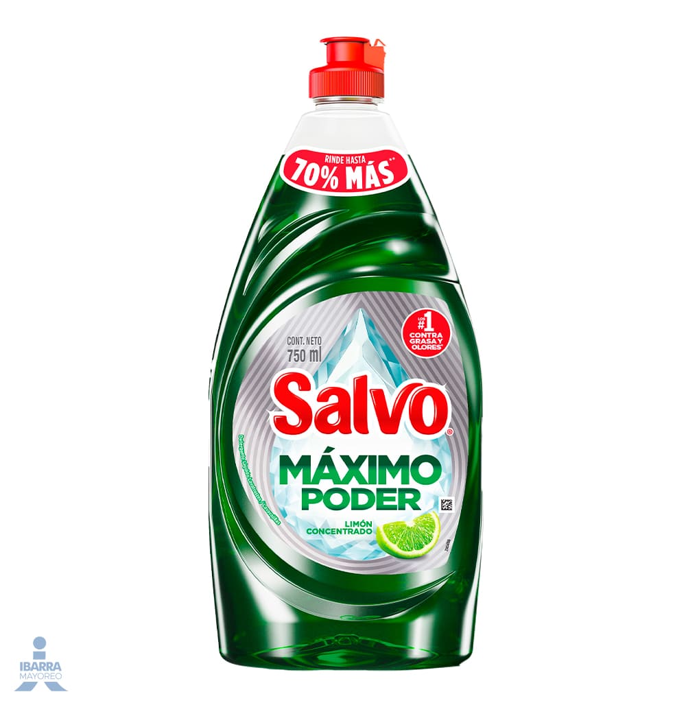 Detergente Salvo Máximo Poder Líquido 750 ml