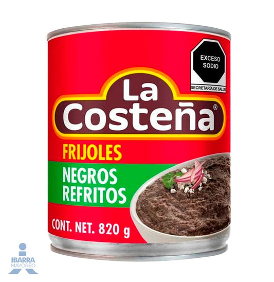 Frijol Negro Refrito La Costeña 820 g