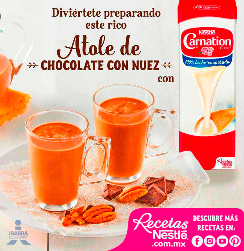 Leche evaporada Nestlé Carnation Clavel Original brick 1 kg