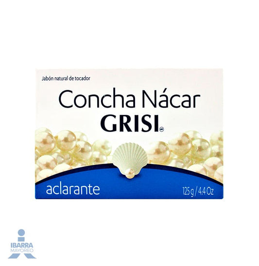 Jabón de tocador Gris Concha Nácar 125 g