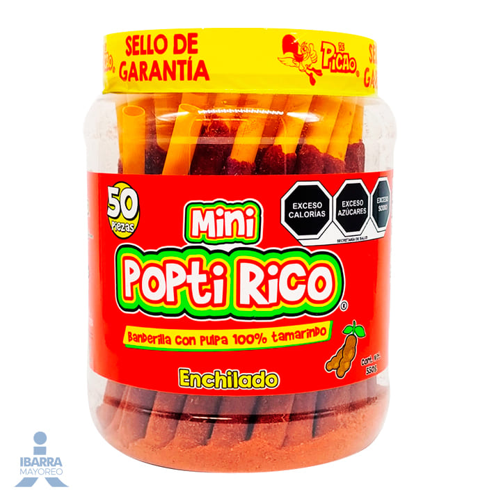 Banderilla Picao Popti Rico Tamarindo Mini 50 pzas