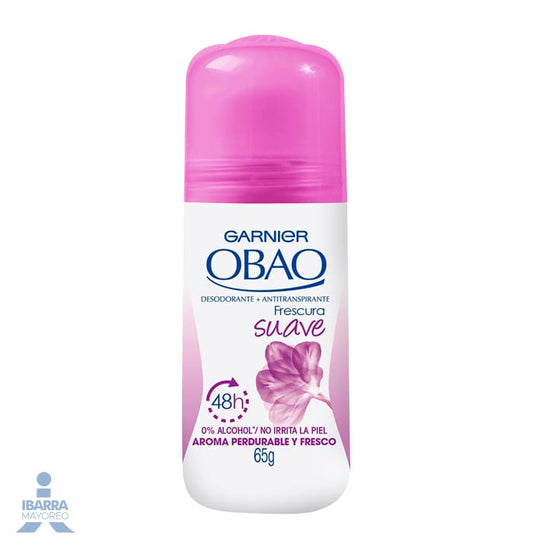 Desodorante Obao Mujer Frescura Suave Roll On 65 g