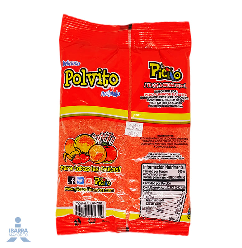 Dulce Picao Polvito Acidulado 500 g