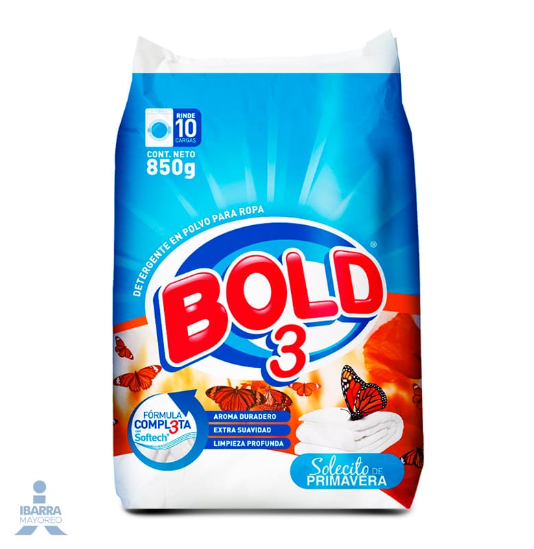 Detergente Bold Solecito de Primavera 850 g