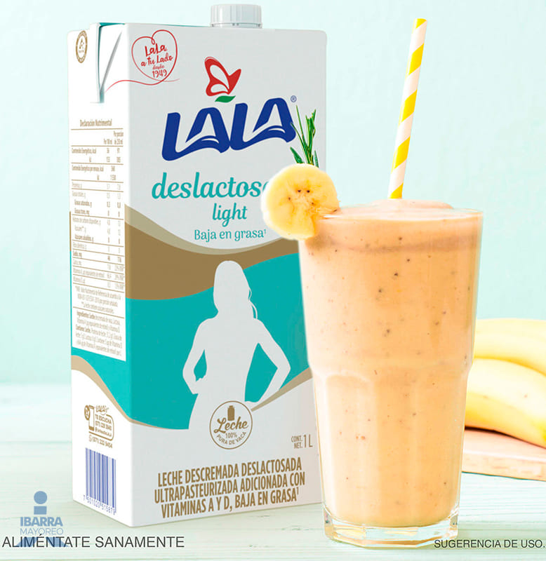 Leche Lala Deslactosada Light 1 L