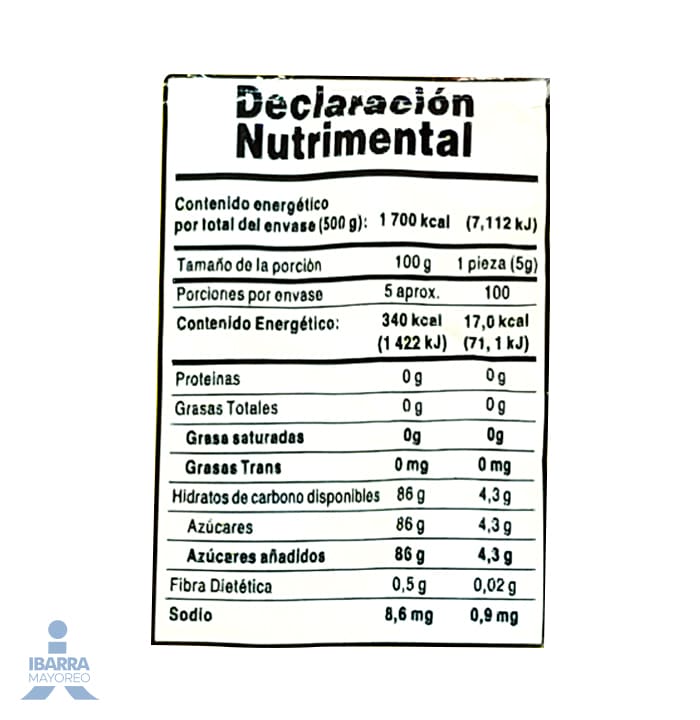 Dulce de la Rosa Lito Piña 100 pzas.