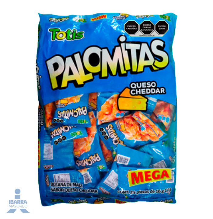 Palomitas Totis Queso Cheddar Mega 20 g