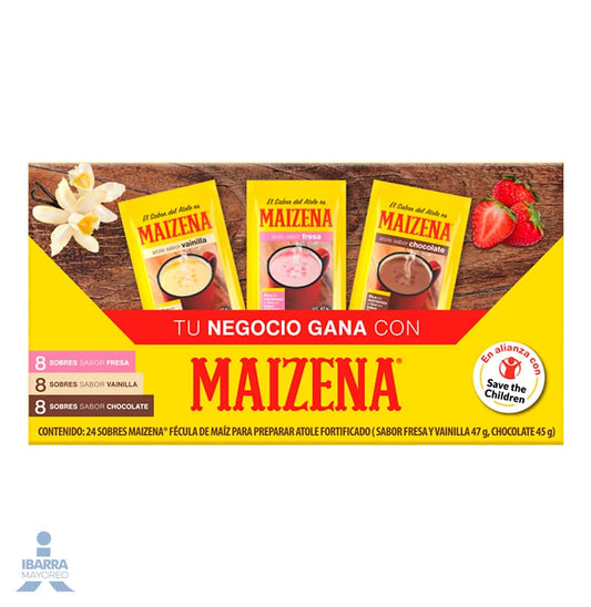 Fecula de Maíz Maizena Surtida 24 pzas.