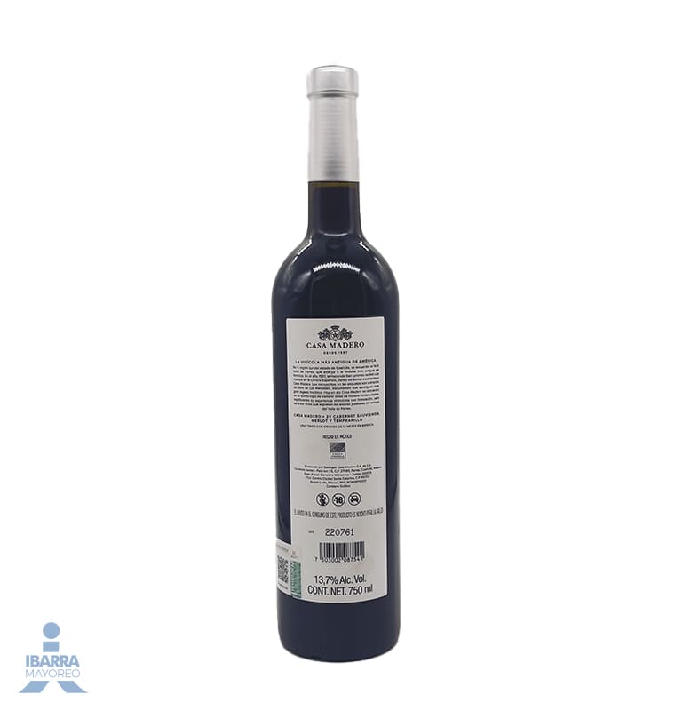 Vino Tinto Casa Madero 3V 750 ml