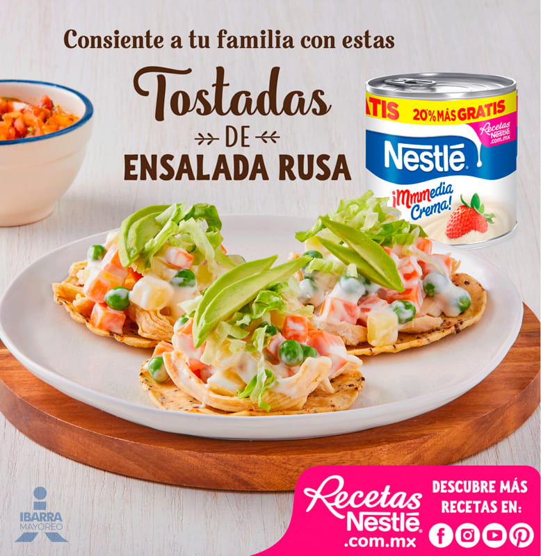 Media Crema Nestlé 225 g GRATIS 20%