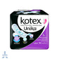 Toalla Sanitaria Kotex U By Nocturna con alas 10 pzas.