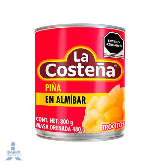 Piña La Costeña Trozos 800 g