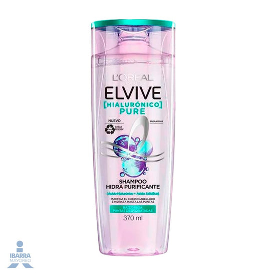 Shampoo Loreal Elvive Hidra Purificante 370 ml