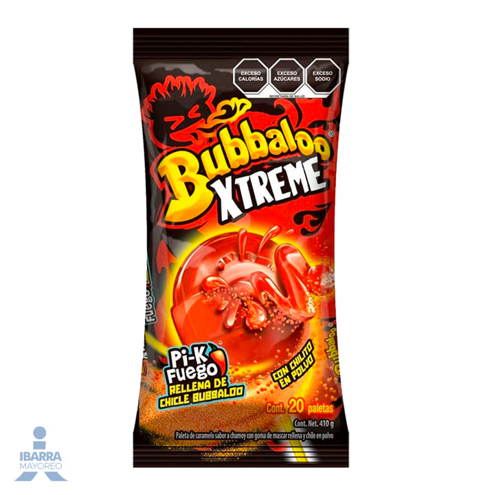 Paleta Bubbaxtreme Picamix 20 pzas.