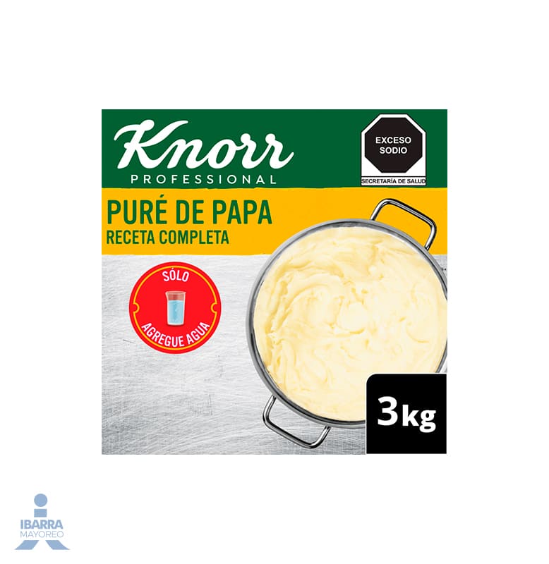 Knorr Professional Puré de Papa Receta Completa 3 kg