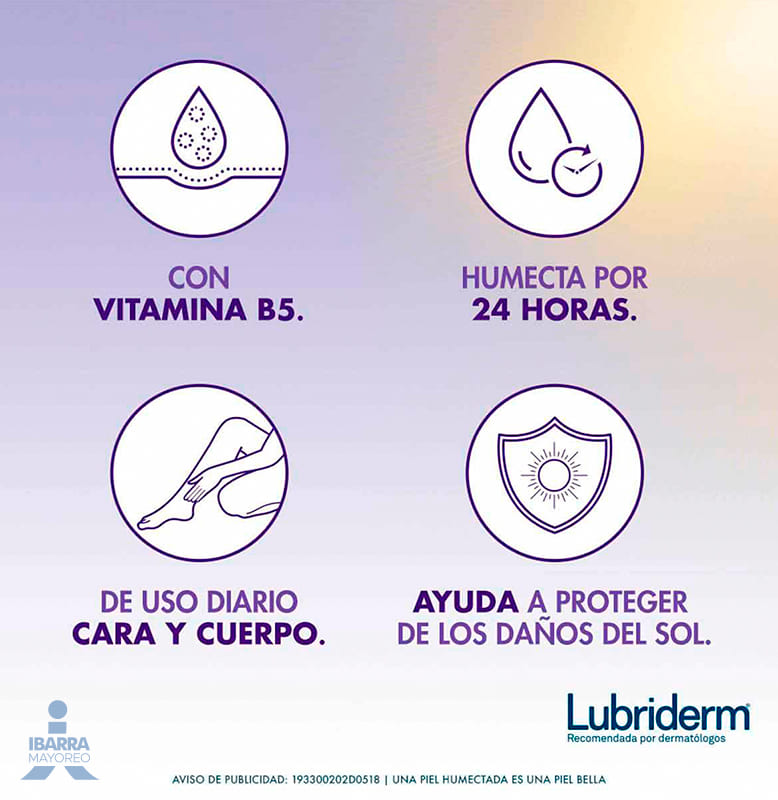 Crema Lubriderm Protección Solar FPS 15 120 ml
