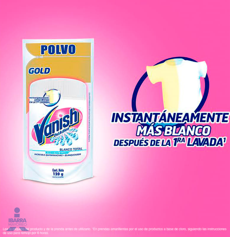 Vanish White Polvo Doy Pack 120 g