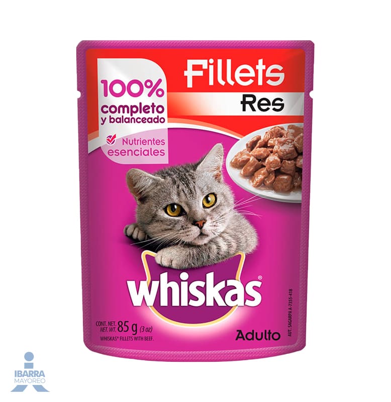 Alimento Whiskas Carne de Res 85 g