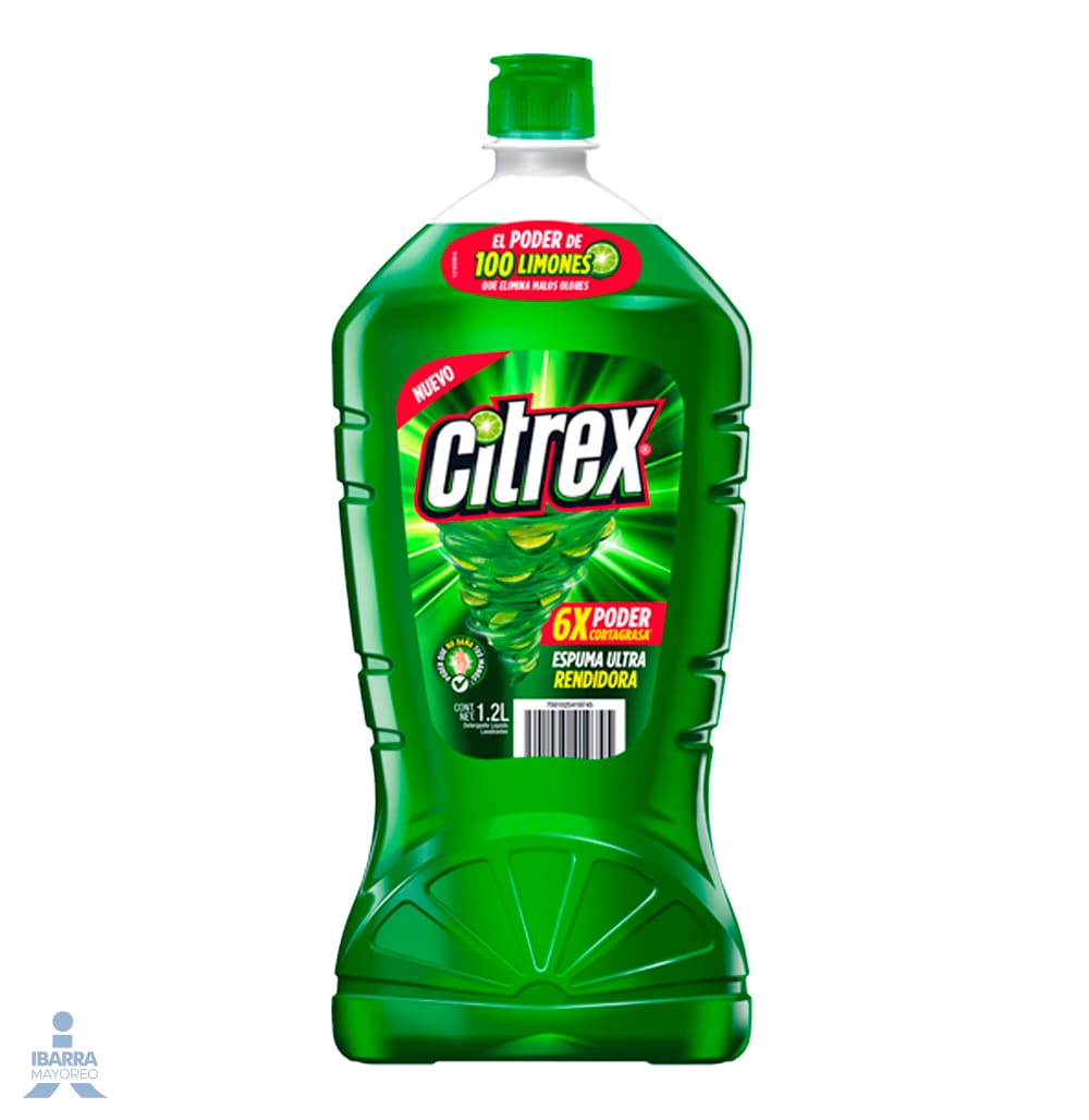 Detergente Citrex Limón 1.2 Lt