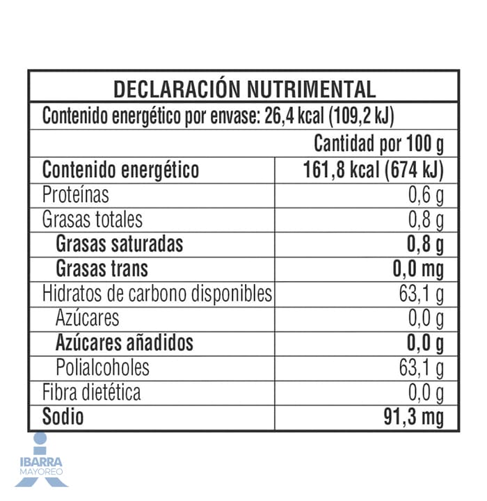 Goma de Mascar Trident XtraCare Sabor Yerbabuena 12/16.32 g