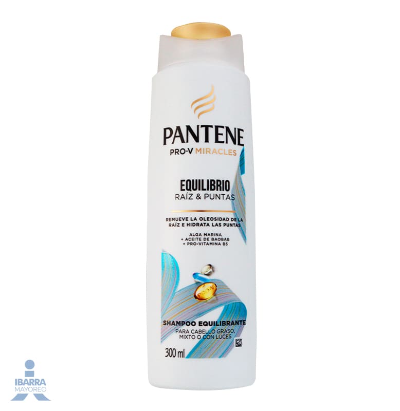 Shampoo Pantene Equilibrio Raíz y Puntas 300 ml