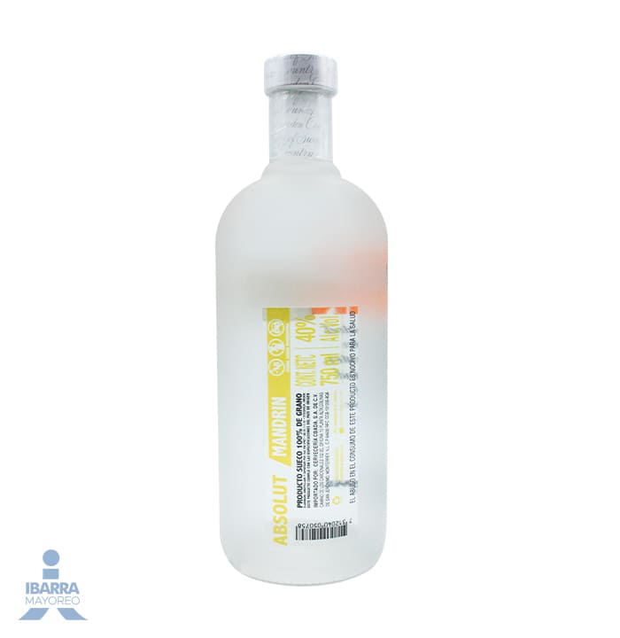 Vodka Absolut Mandarín 750 ml