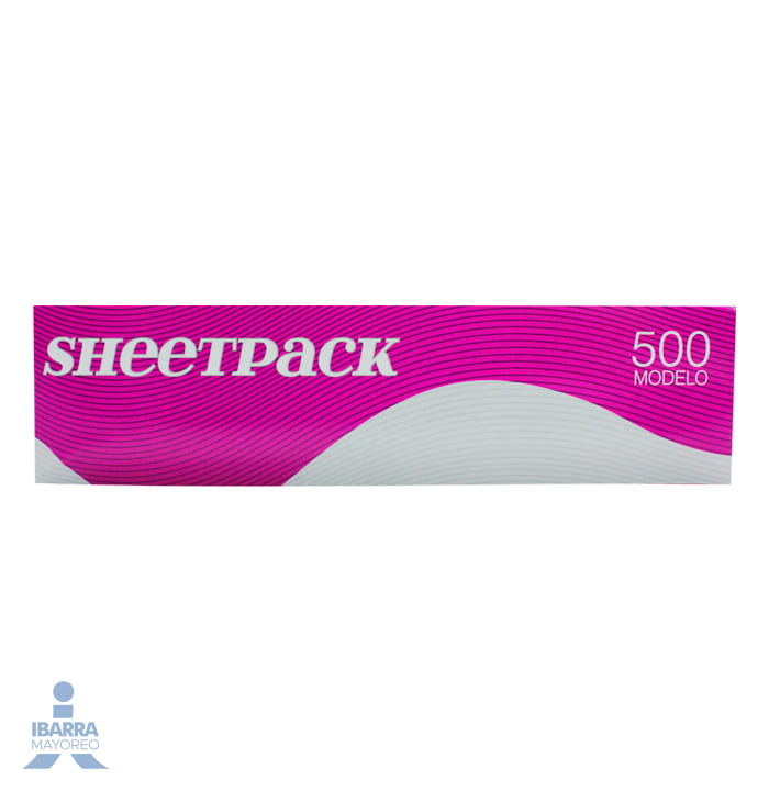 Papel Aluminio Sheetpack Precortado 30 x 27 500 hojas