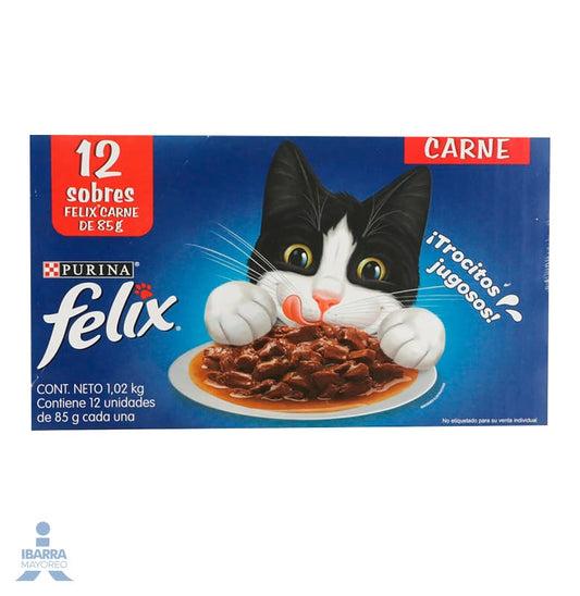 Alimento Purina Felix Carne 85 g