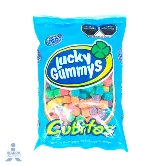 Gomitas Lucky Gummys Cubitos 1 kg