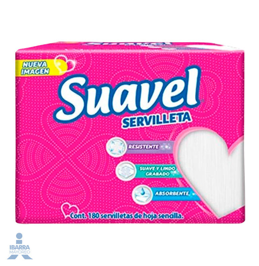 Servilleta Suavel 180 pzas.