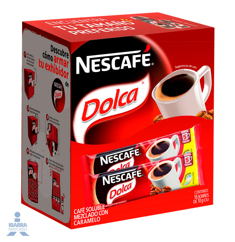 Café Nescafé Dolca sobres 16/10 g
