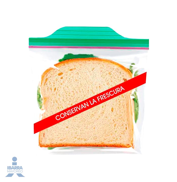 Bolsa Hermética Ziploc Sándwich 20 pzas.