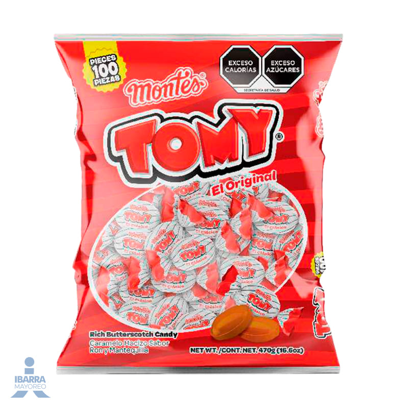 Caramelo Montes Tomy 100 pzas.