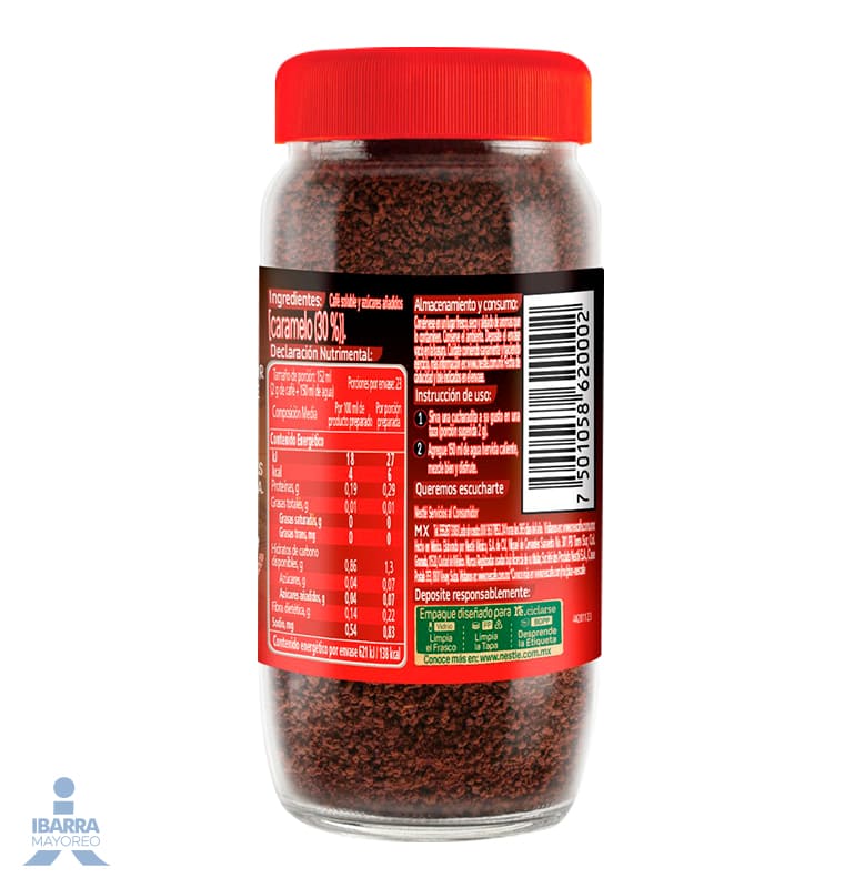 Café soluble Nescafé Dolca con Caramelo frasco 46 g