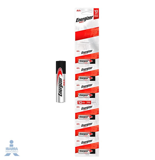 Batería Energizer Max AA tira 6 pzas.