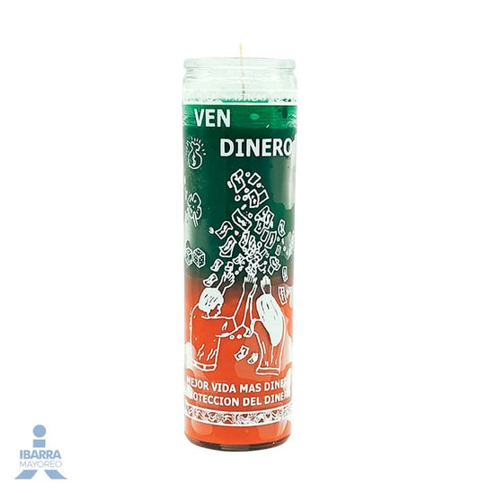 Veladora Mística Ven Dinero 105C
