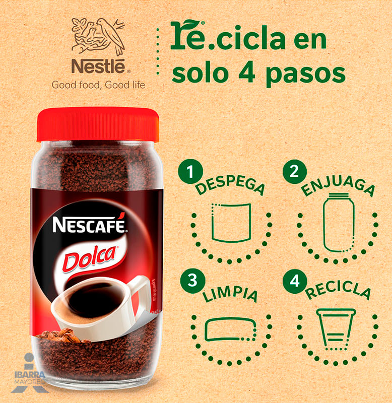 Café soluble Nescafé Dolca con Caramelo frasco 46 g