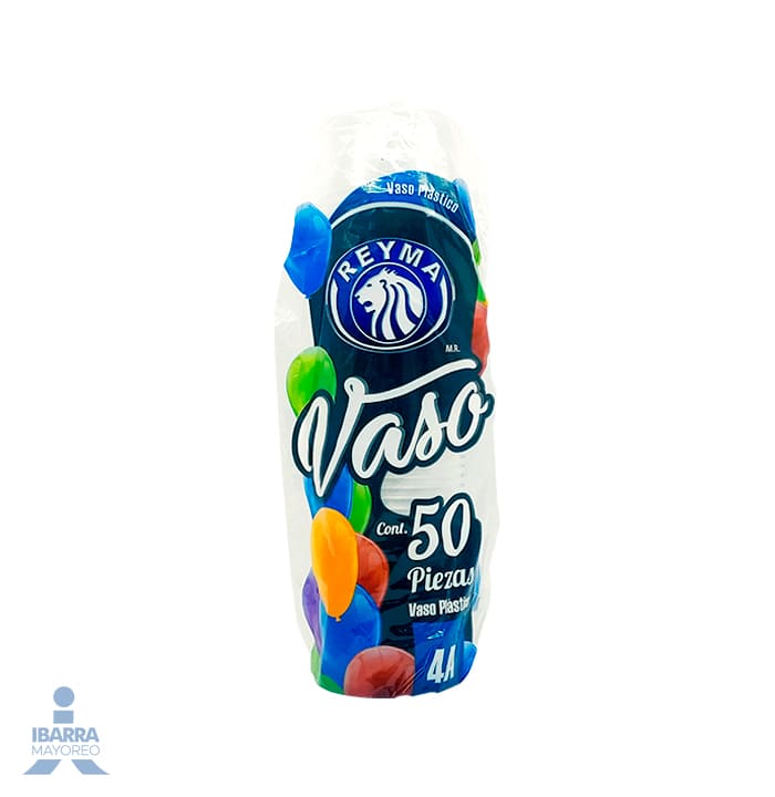 Vaso Plástico Reyma no. 4A 50 pzas.