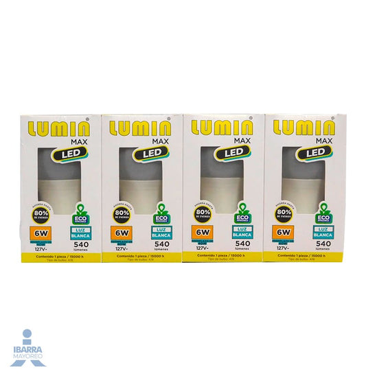Lámpara Lumin Max Led Luz Blanca 6W 