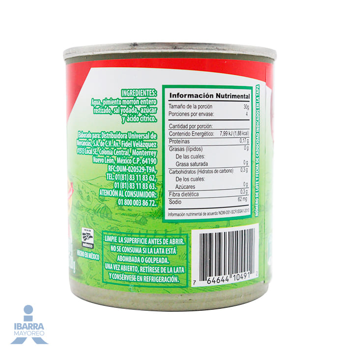 Pimiento Morrón Entero Very Good 220 g