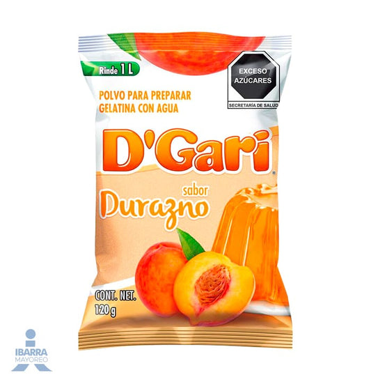 Gelatina D Gari Durazno 120 g