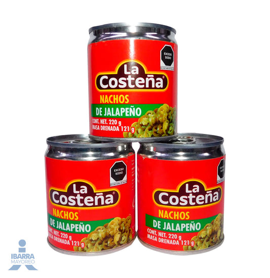 Chiles Jalapeños Rodajas La Costeña 220 g