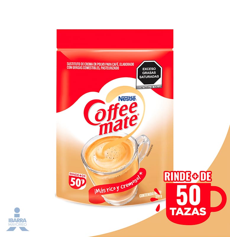 Sustituto de Crema Coffee Mate Doy Pack 210 g