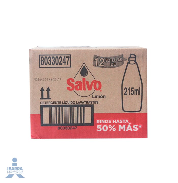 Detergente Salvo Limón Líquido 215 ml